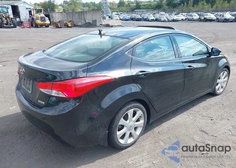 2013 Hyundai Elantra Limited из США, поврежденный, VIN 5NPDH4AE3DH355751